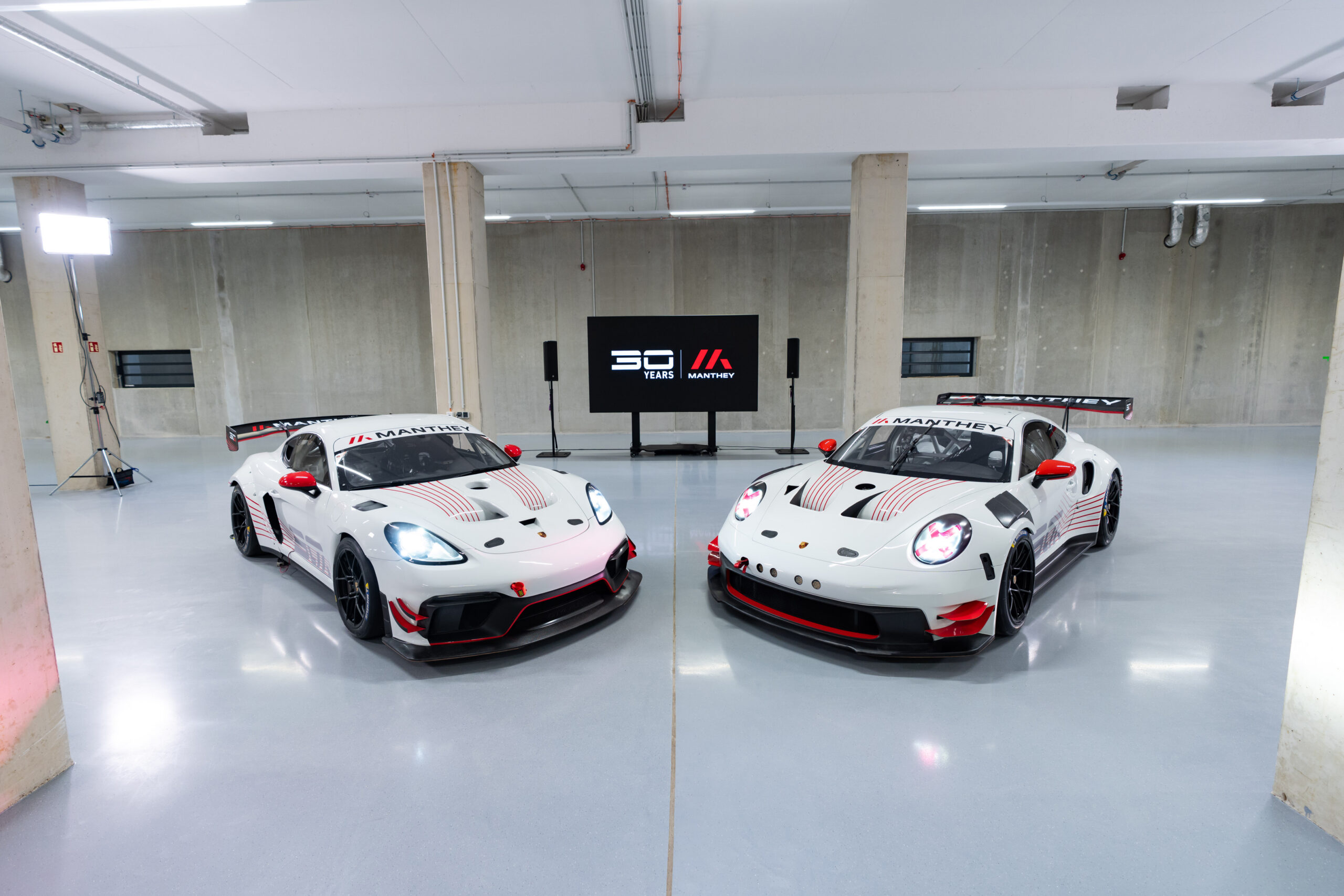 Manthey celebrates 30 years with a pair of limited-edition Porsche race ...