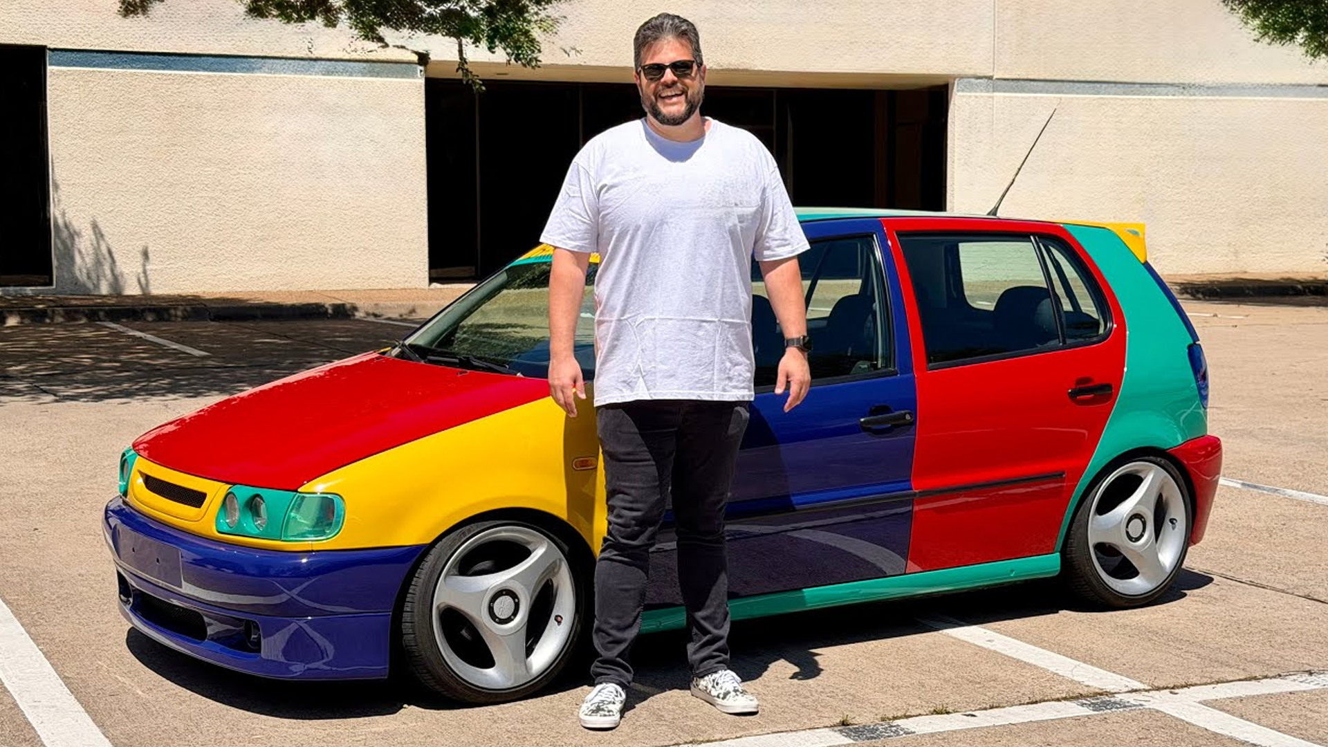 This multicolor VW Polo became a rare Volkswagen icon