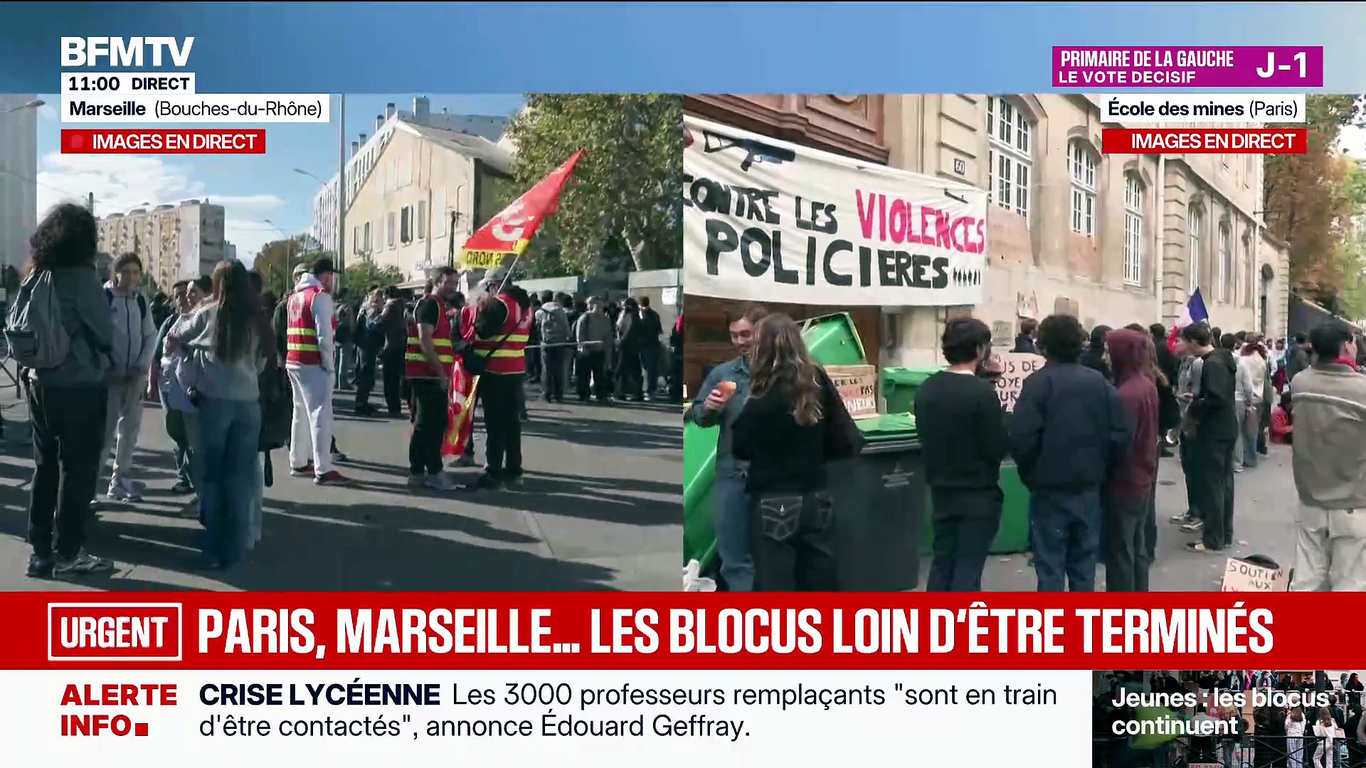 Regardez le bug technique survenu ce matin à 11h en plein direct sur ...
