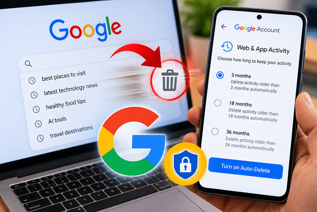 Google search history can delete itself: Enable this privacy setting in ...