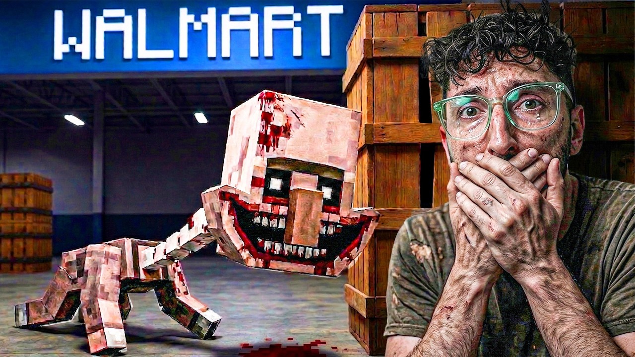 Trapped 100 nights in a Minecraft grocery store