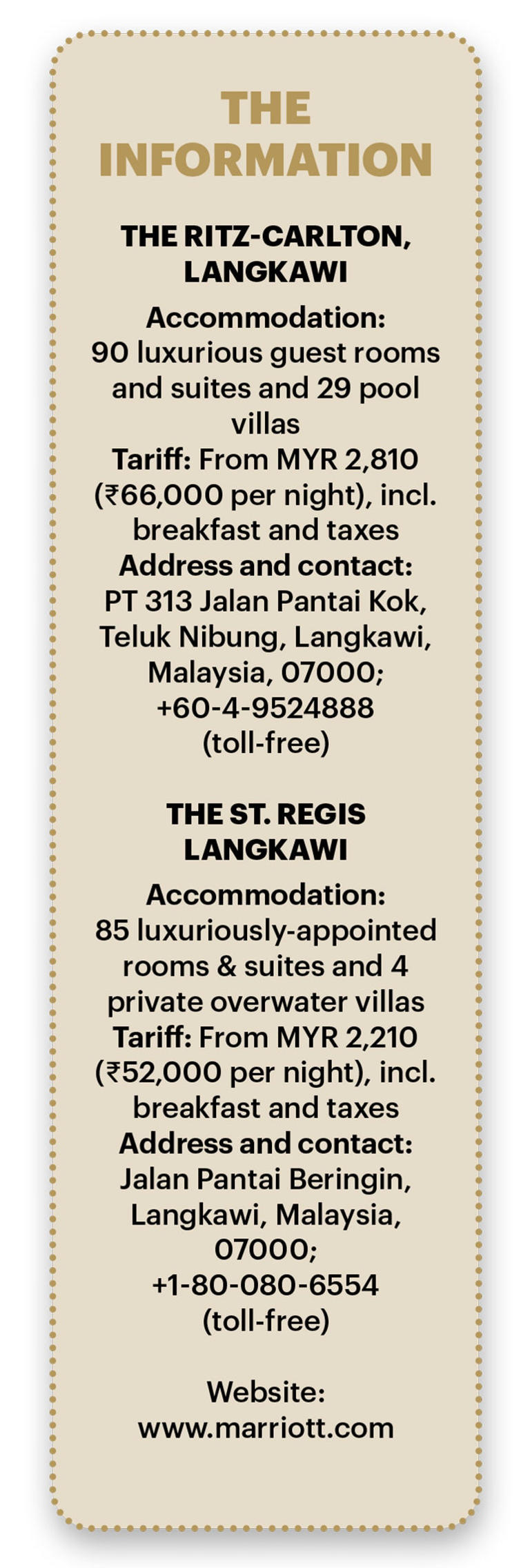A tryst with the tropics | Langkawi's Marriott properties