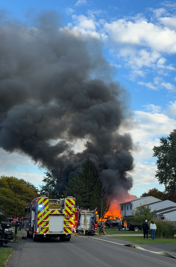 Firefighters return to Clay neighborhood to fight back-to-back fires