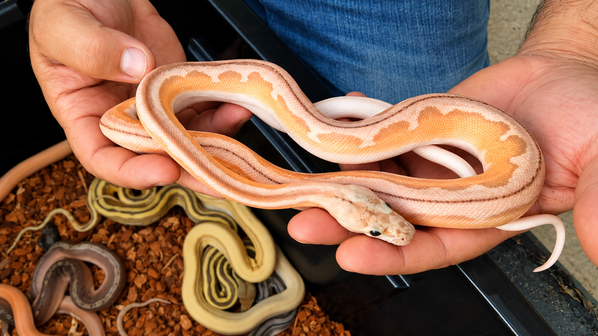 Pythons unveil a stunning genetic rainbow