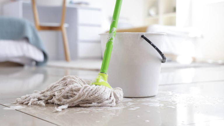 Use this peppermint mop hack to naturally repel bugs and freshen your home