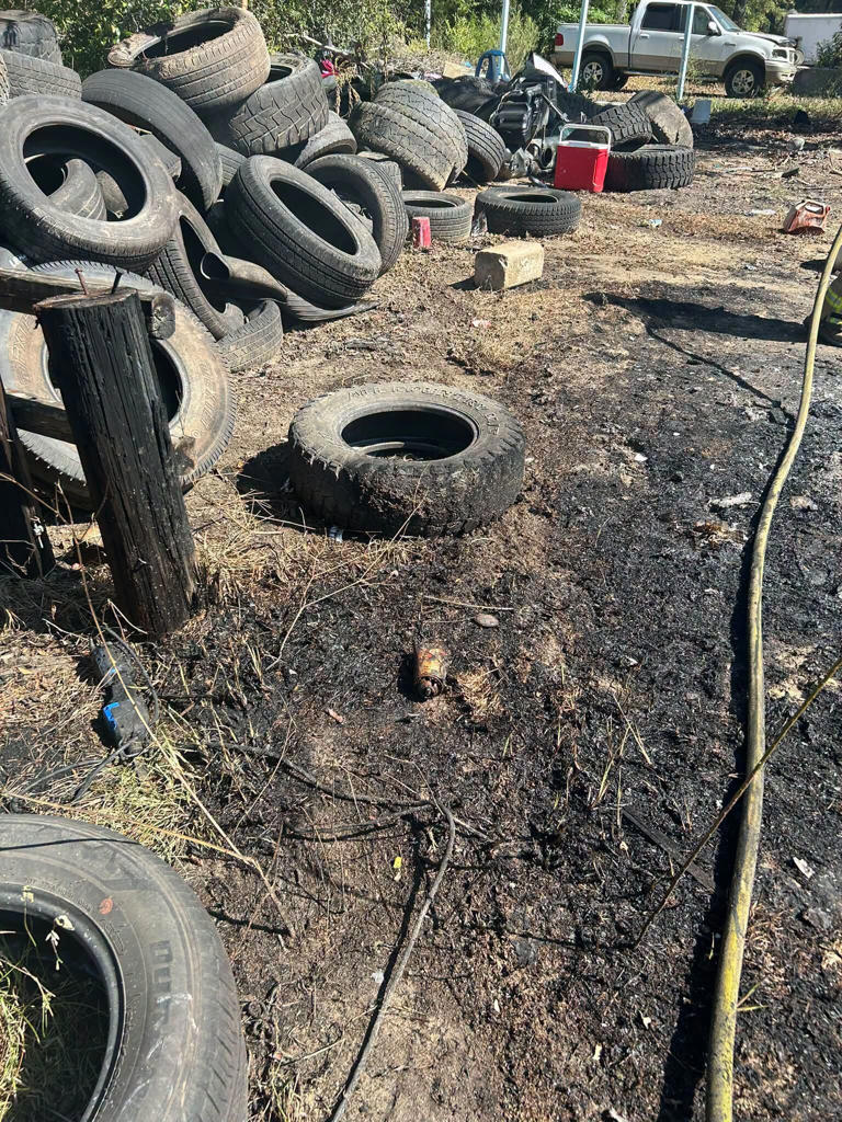 Controlled debris fire breaks out in Jasper County amid red flag warning