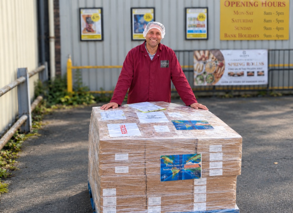 Doncaster pies heading 8,000 miles to Falkland Islands