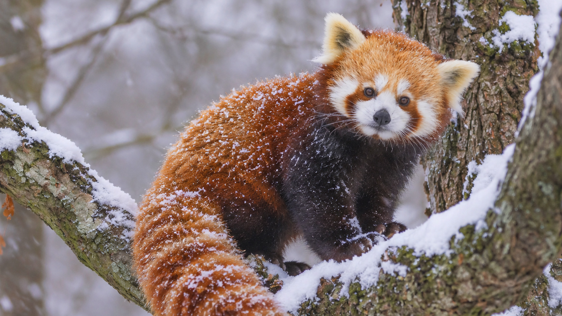 A winter tree revealed one of the forest’s most elusive climbers