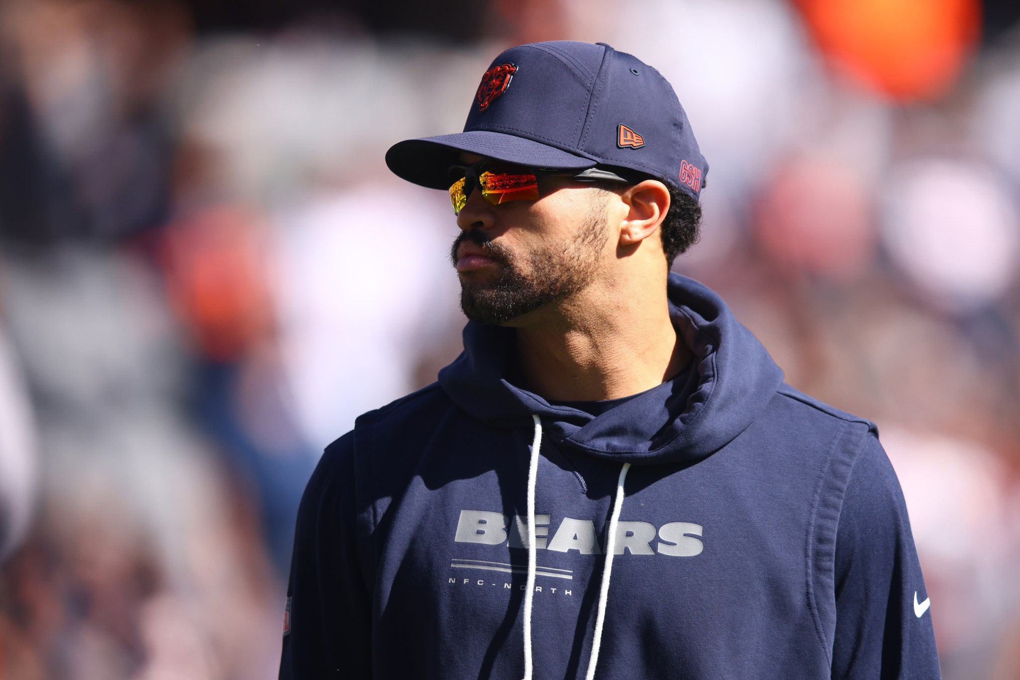 Bears HC Ben Johnson provides update on Caleb Williams' recovery
