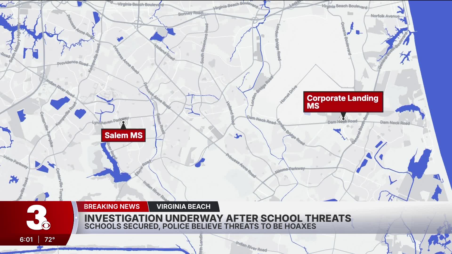 Salem, Corporate Landing Middle Schools placed on lockdown over threats ...