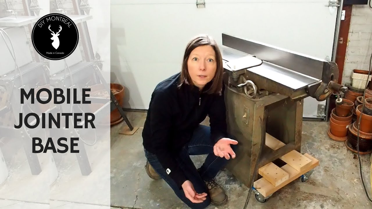 I made my jointer on wheels