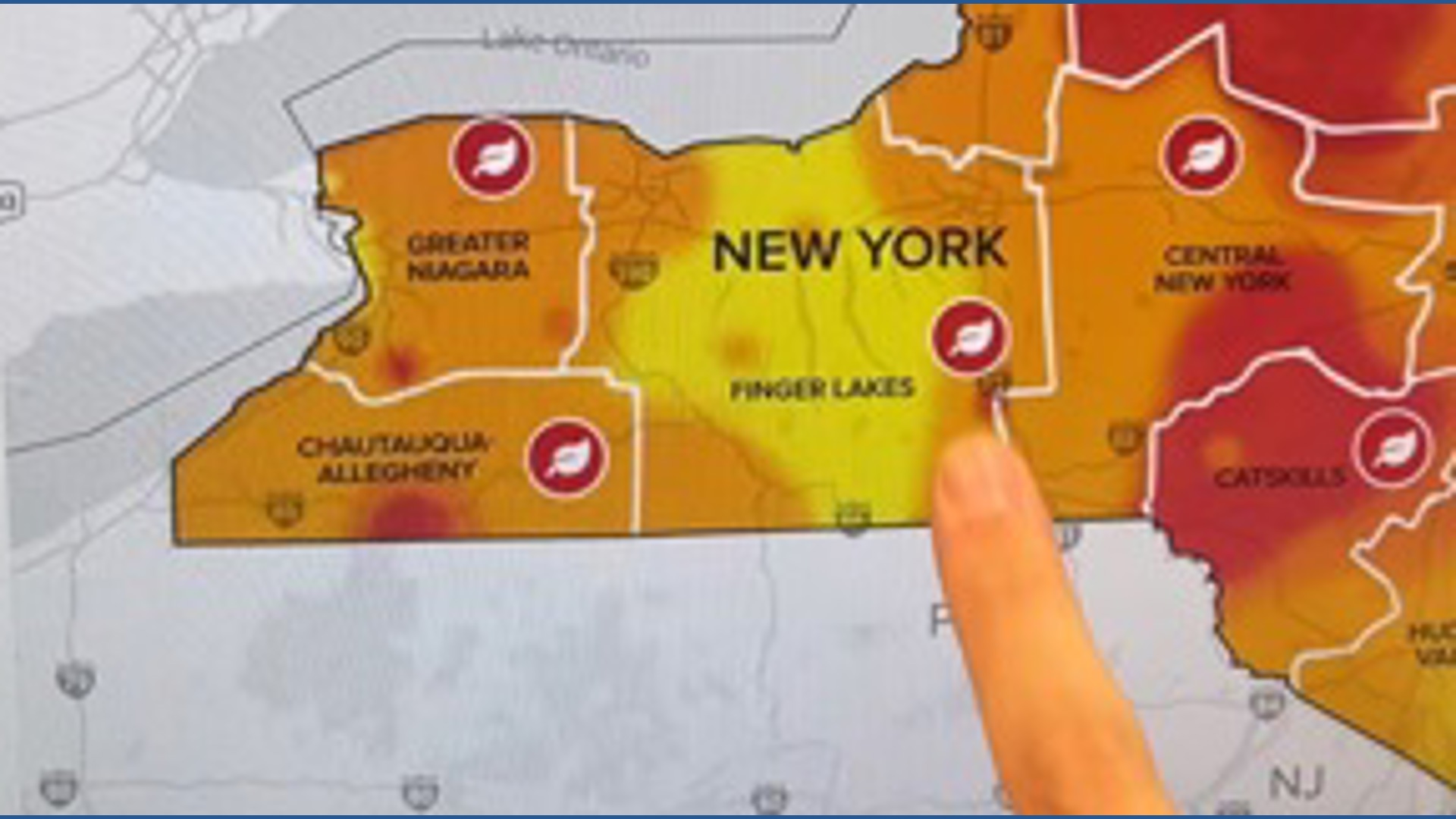 Plan your fall outings around the foliage map
