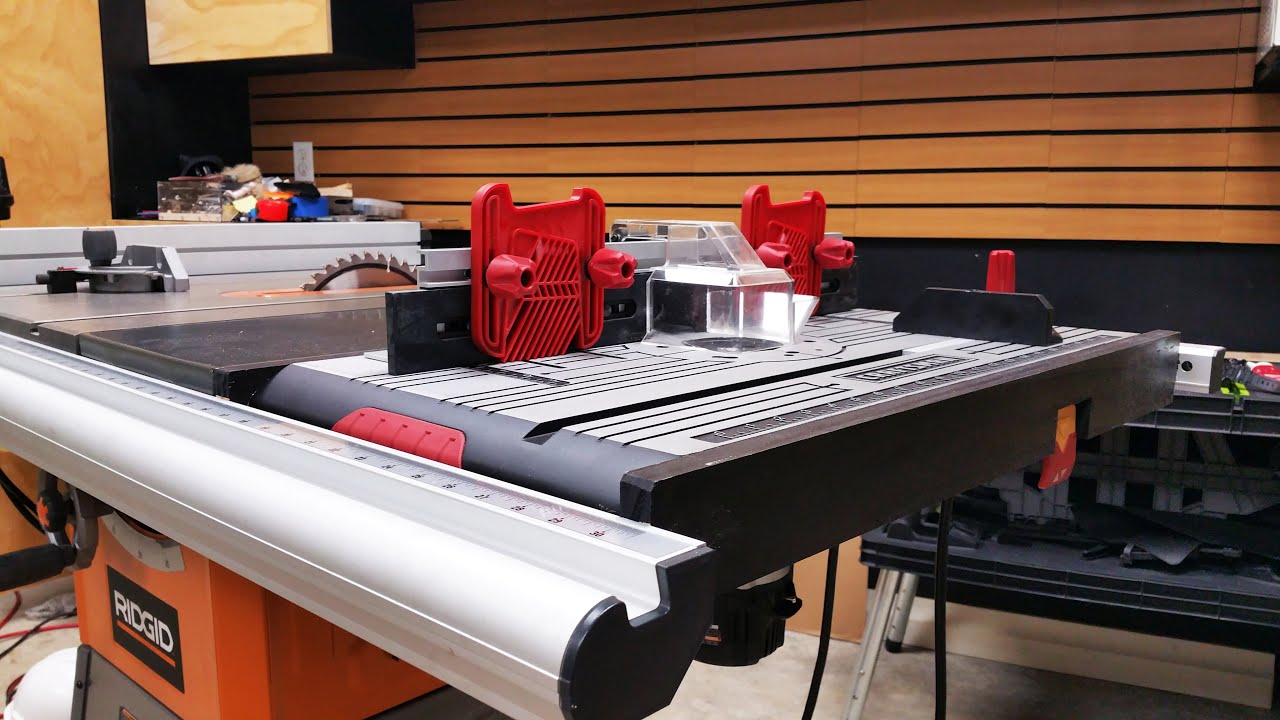 How to attach a router table to a table saw
