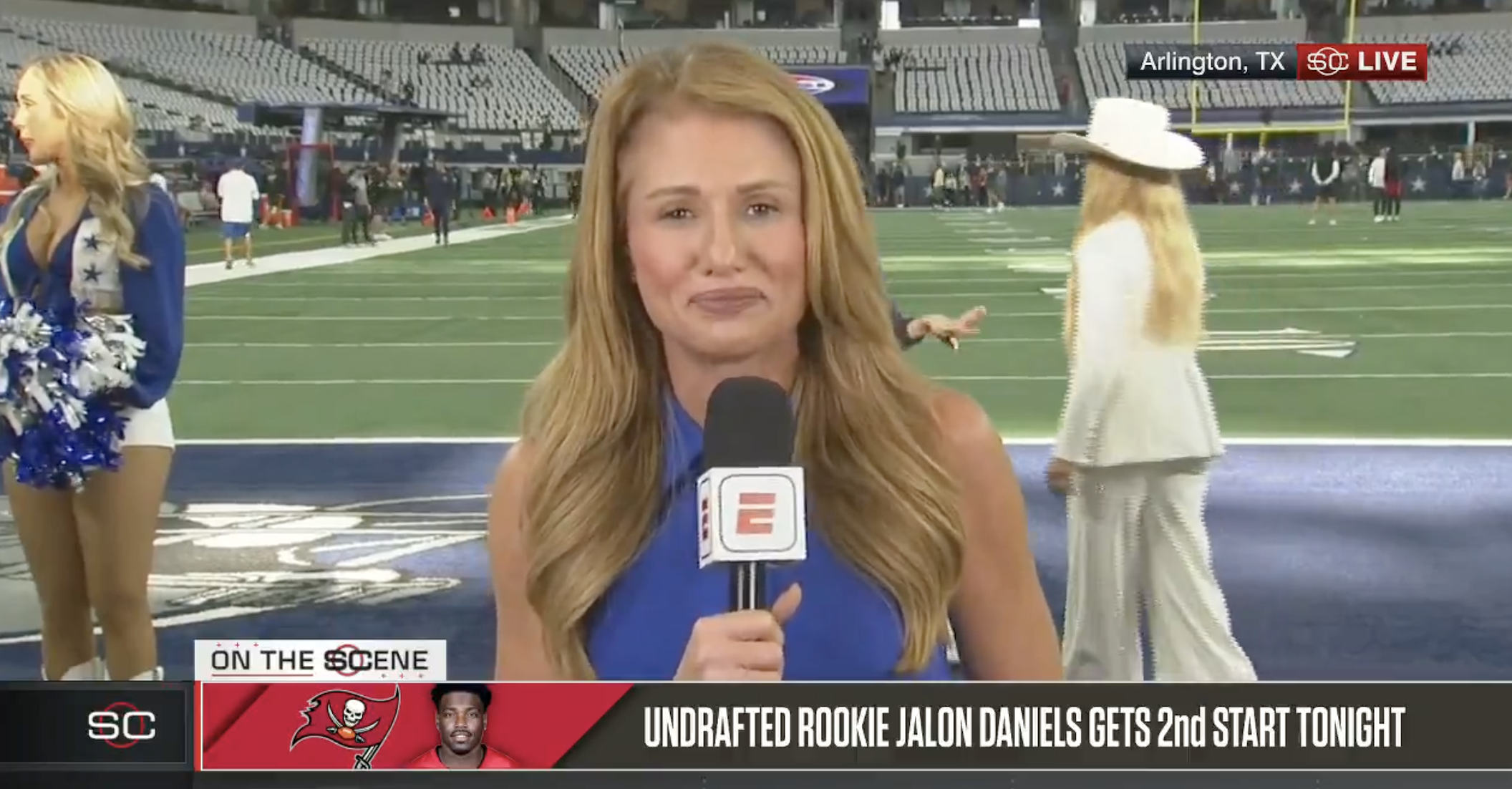 ESPN reporter starstruck by music icon