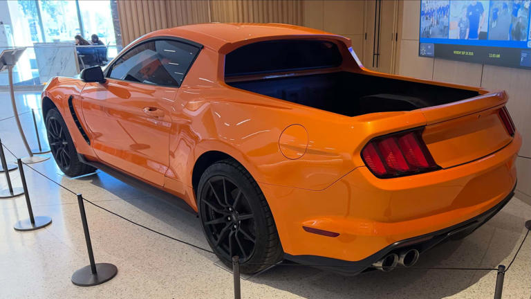 Ford secretly built a Mustang pickup nobody knew about