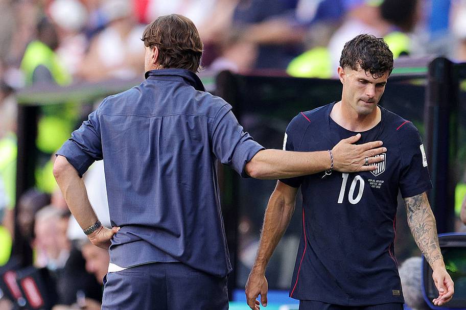 Christian Pulisic (right) is no longer a mainstay with the USMNT. | John Dorton/USSF/Getty Images