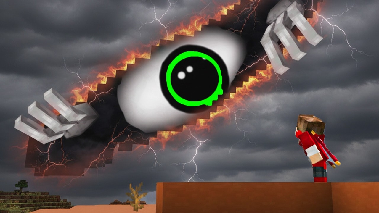 This Minecraft world is watching you
