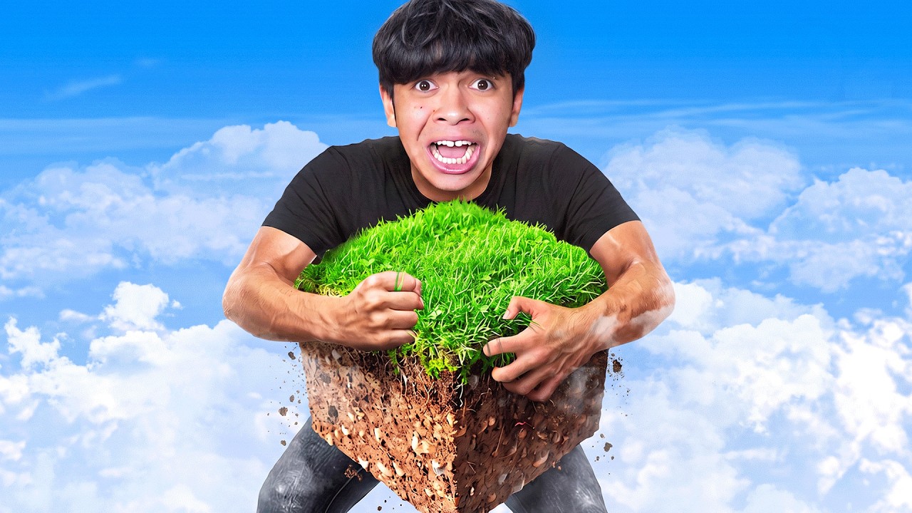 Minecraft but it's 1 realistic block!