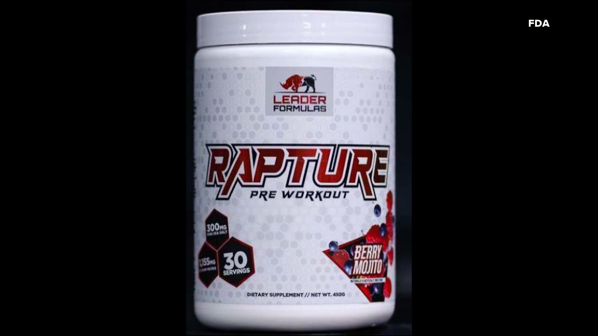 FDA recalls pre-workout powder for illegal substance
