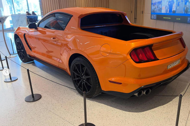 Ford Mustang ute revealed with Ranger tray