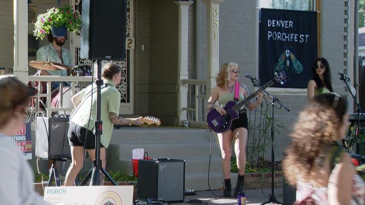 Denver's first PorchFest brings record sales to Broadway businesses