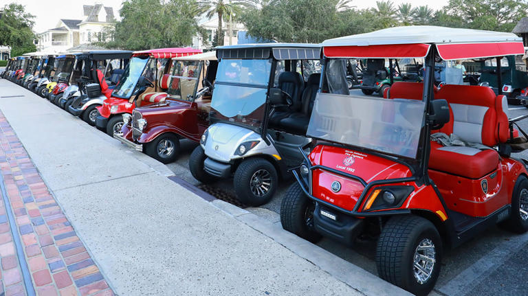 This Georgia town has more golf carts than cars and it's by design