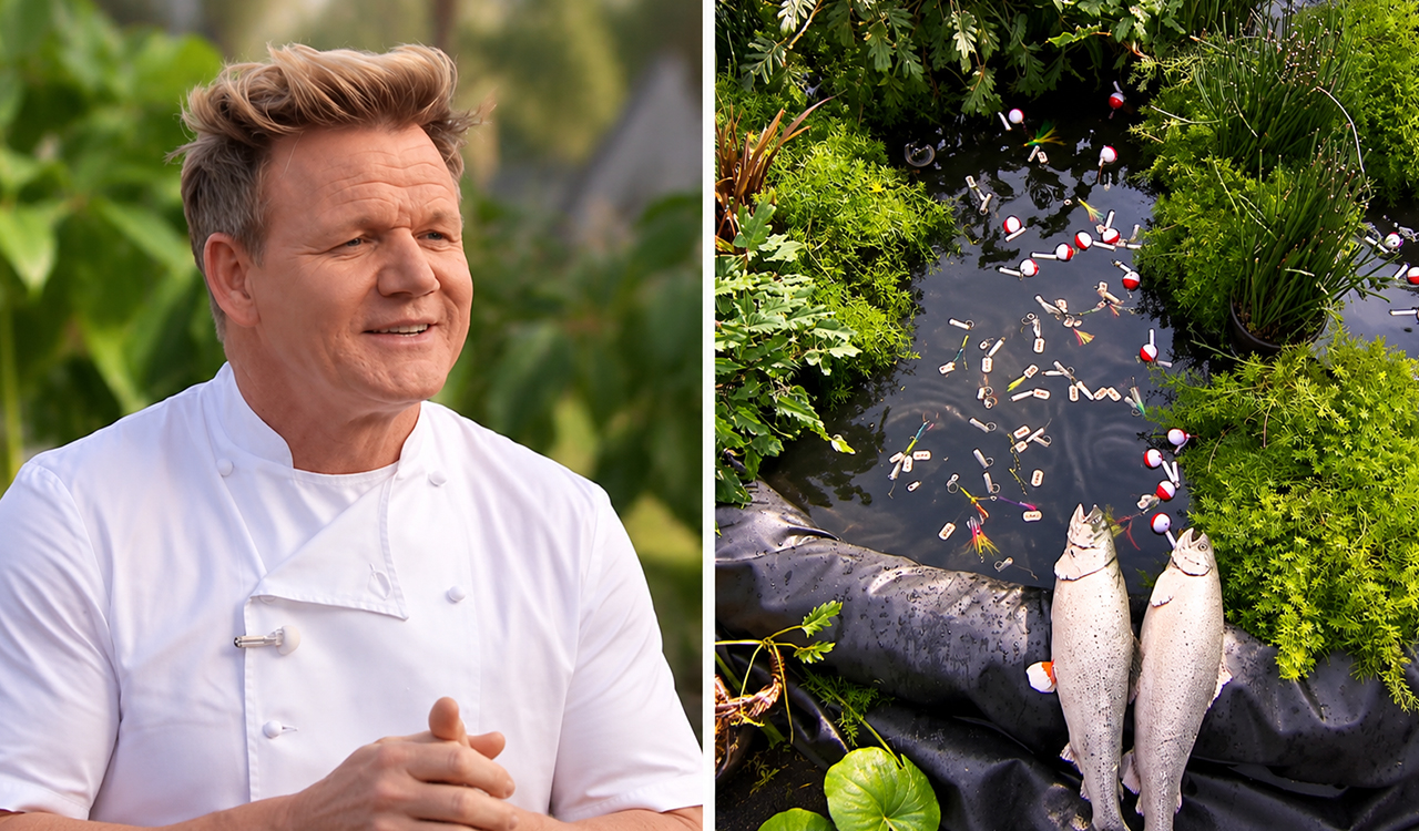Chefs race to catch ingredients in fishing challenge