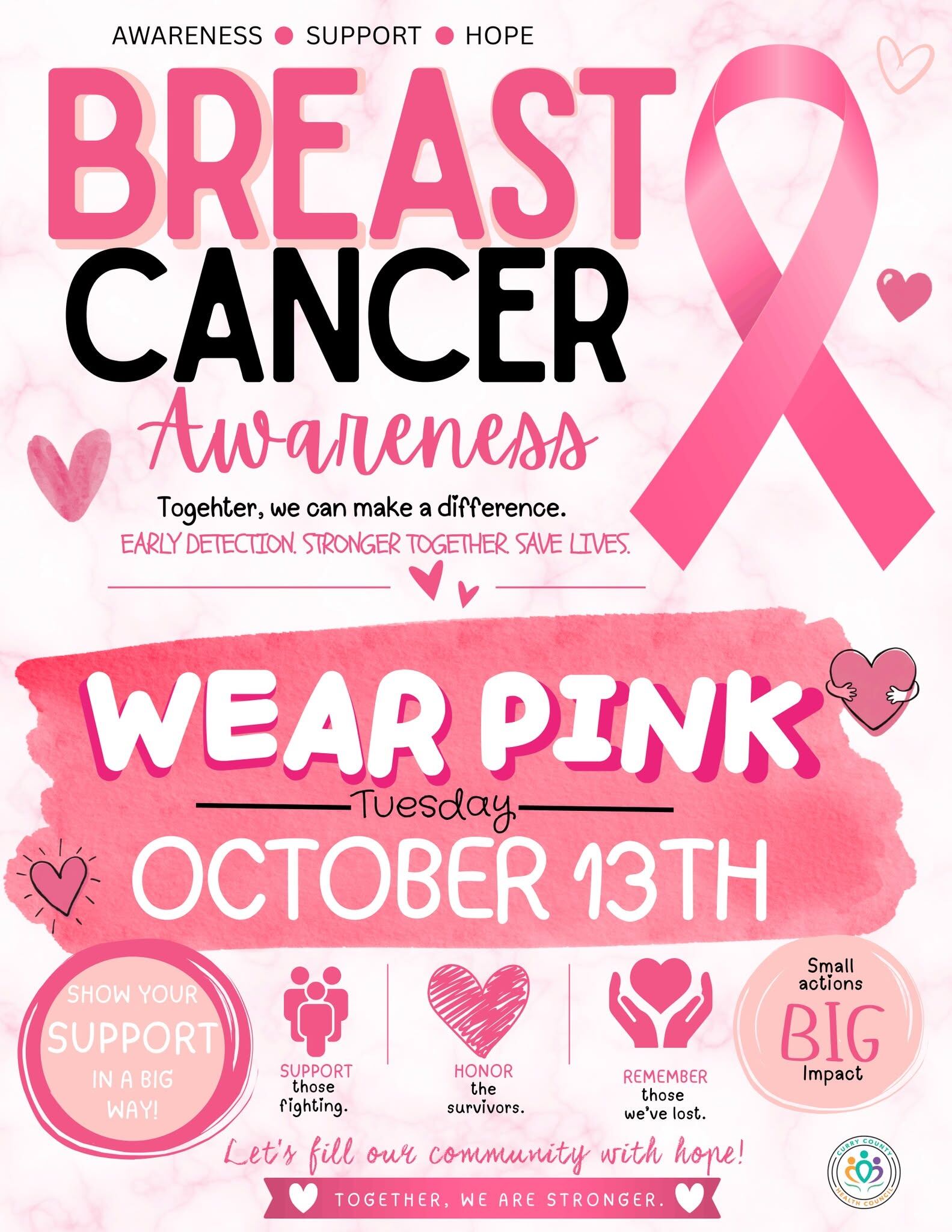Curry County hosting 'Pink Out' for breast cancer awareness Tuesday