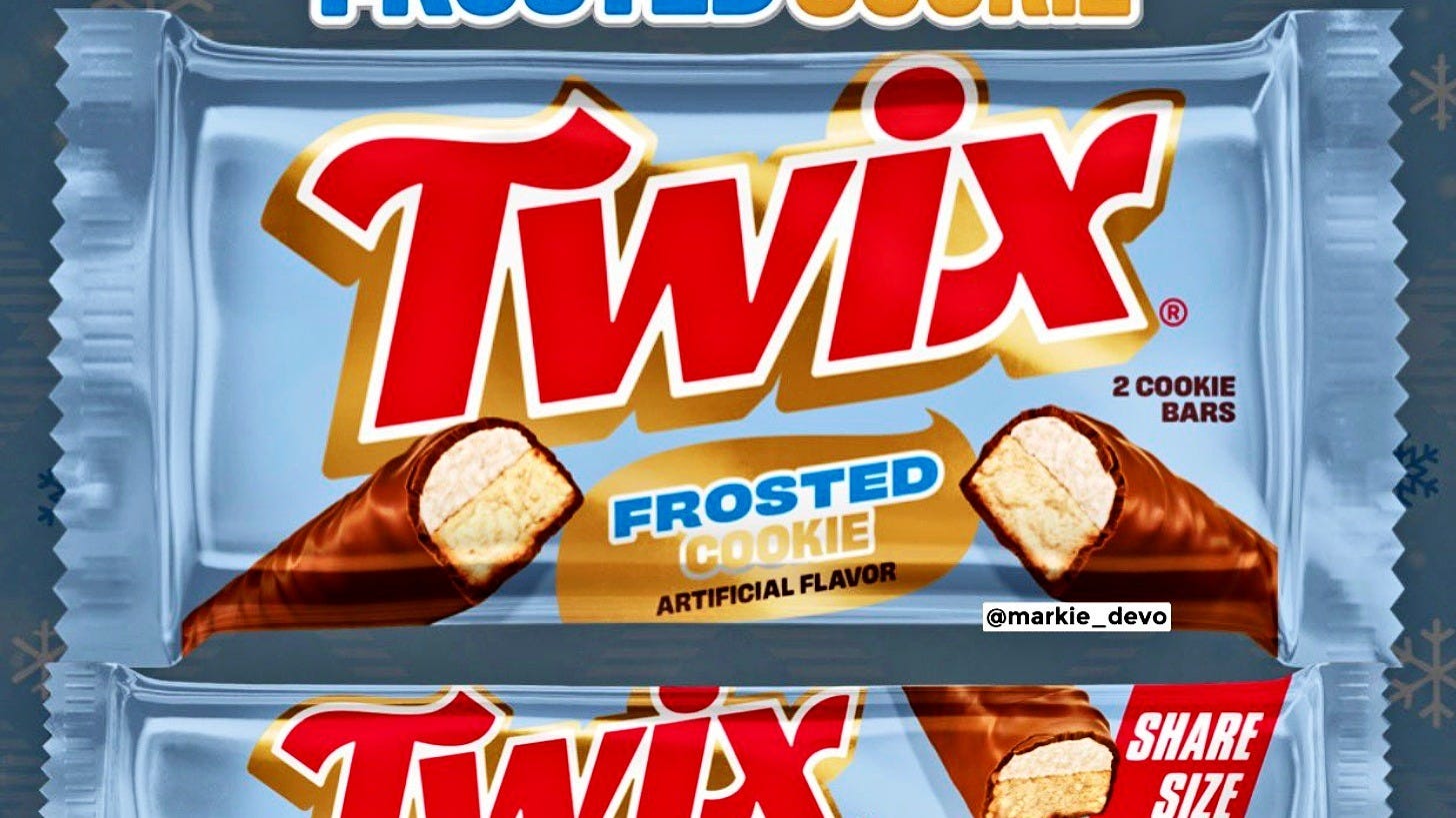 Twix frosted cookie and Cheez-It protein lead Mars' 2027 snack lineup