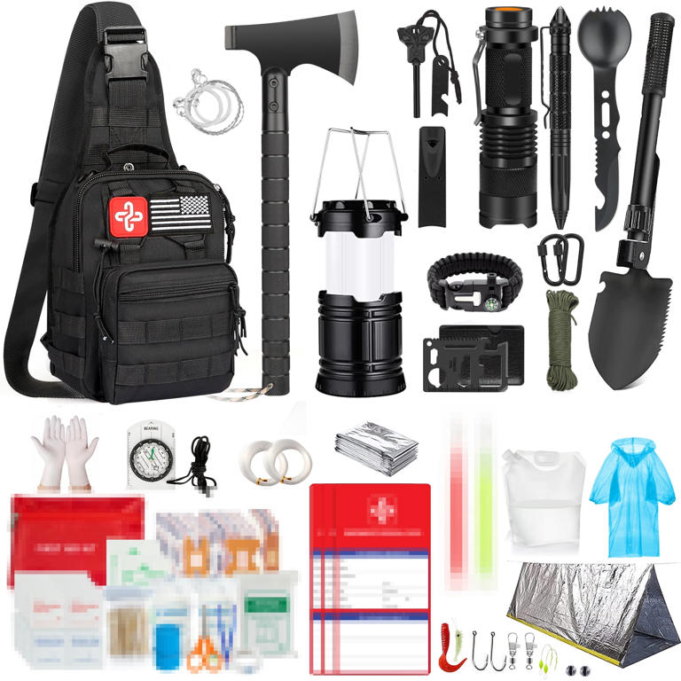 Walmart sells a $45 tactical survival kit with over a dozen essential ...