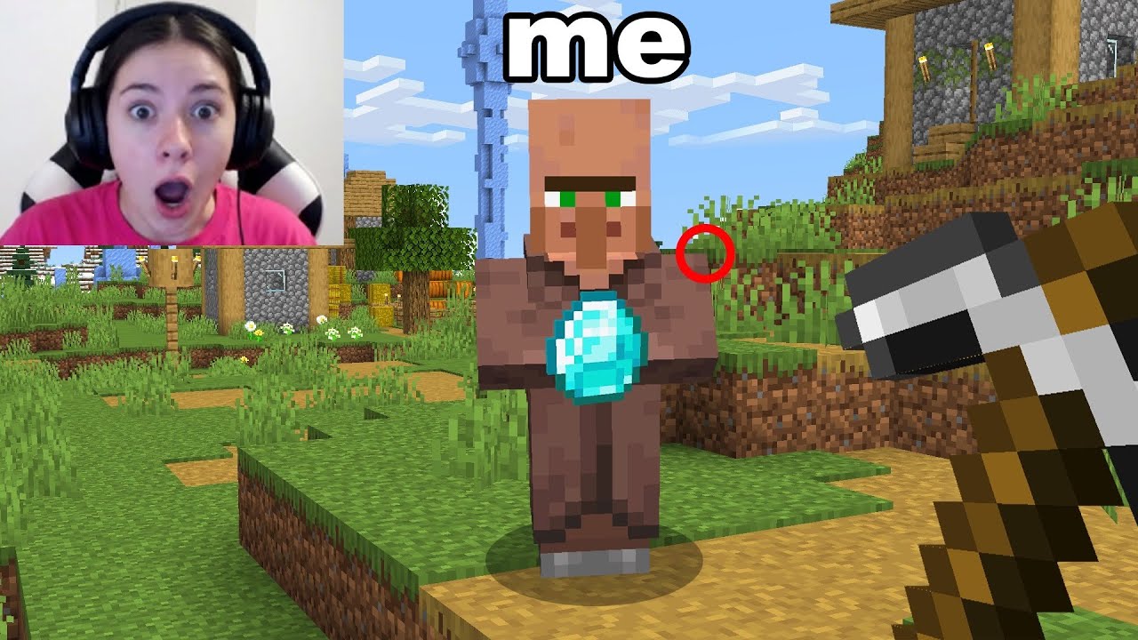 Undercover as a Minecraft villager