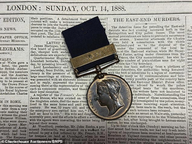 Medal awarded to Scots cop who hunted Jack the Ripper could fetch ...