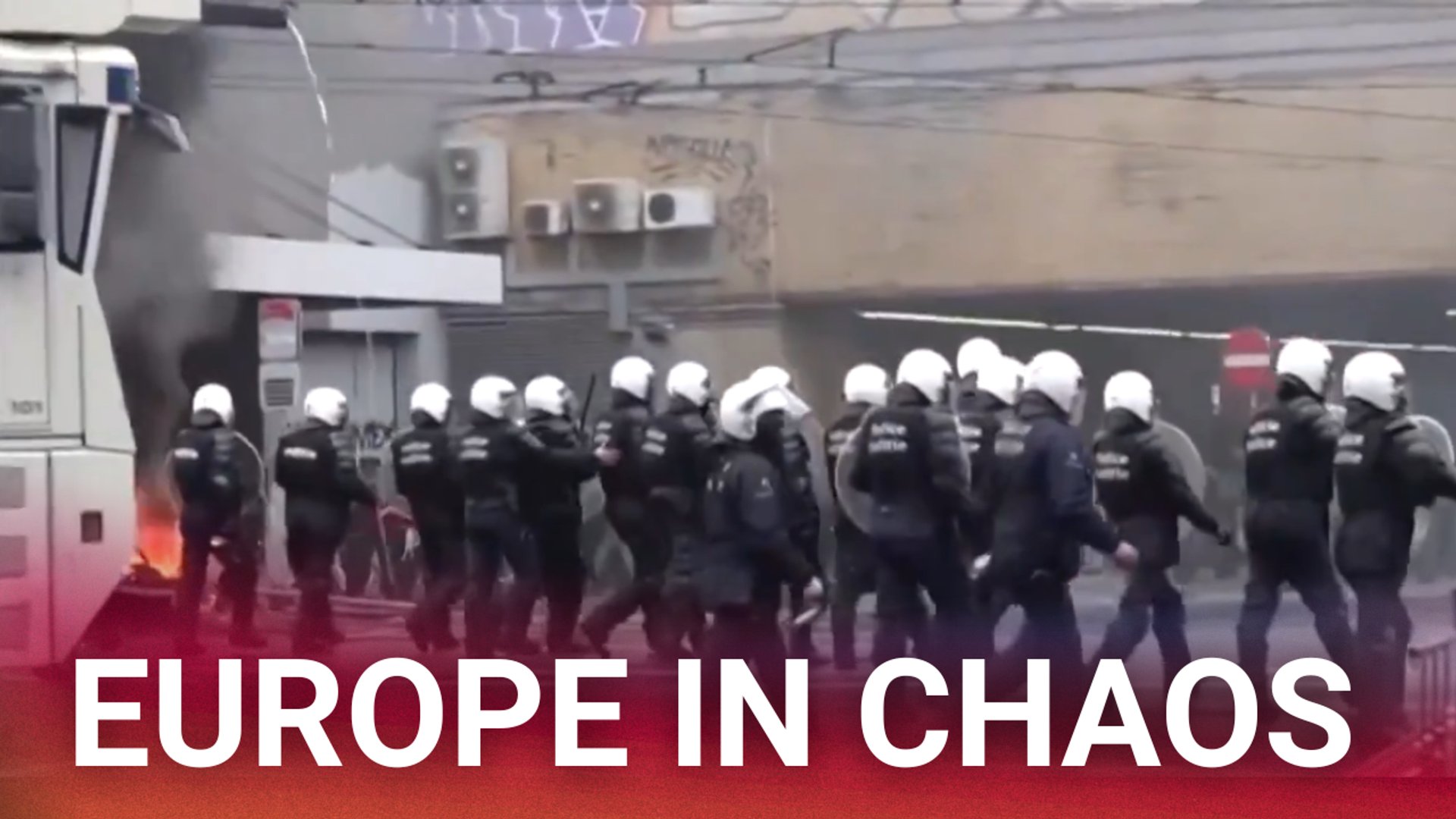 Europe spiralling into chaos as riots spread across borders with fire ...