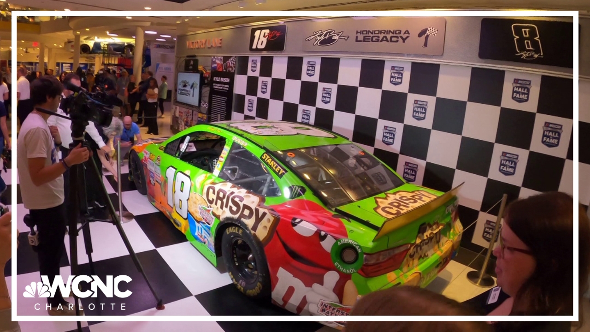 NASCAR Hall of Fame unveils new exhibit honoring legendary driver Kyle ...