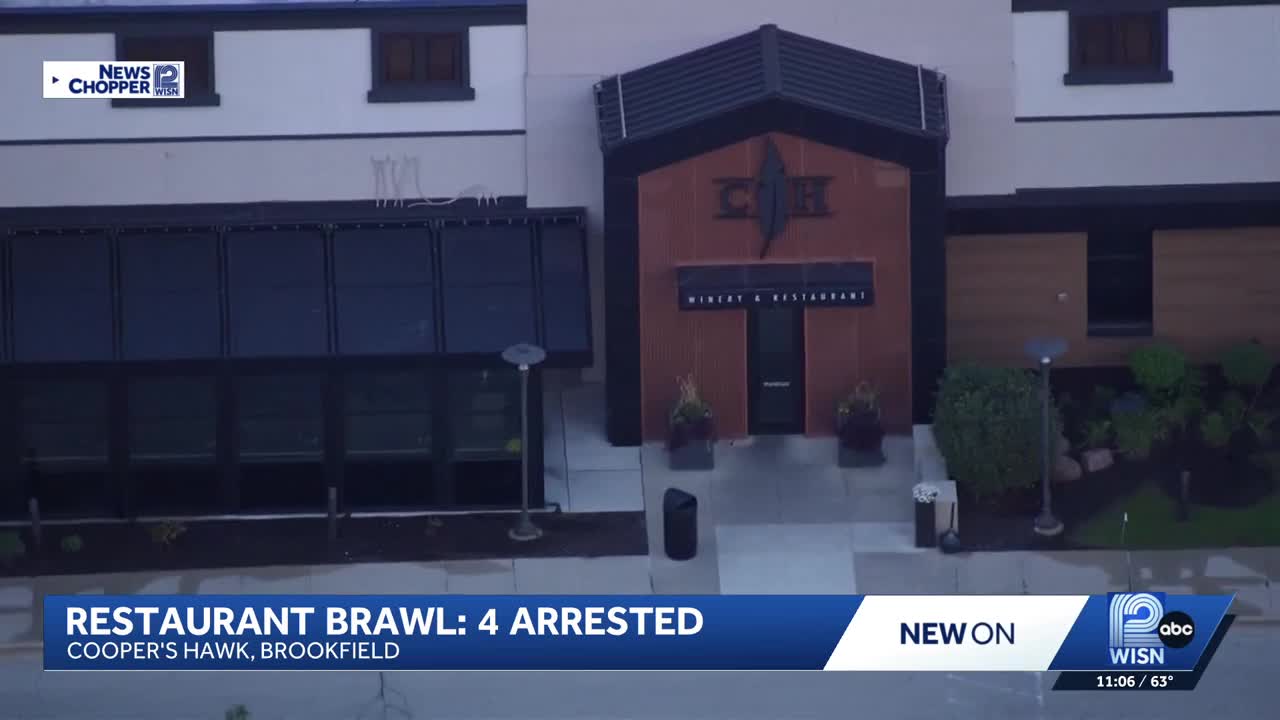 Cooper's hawk fight and arrests