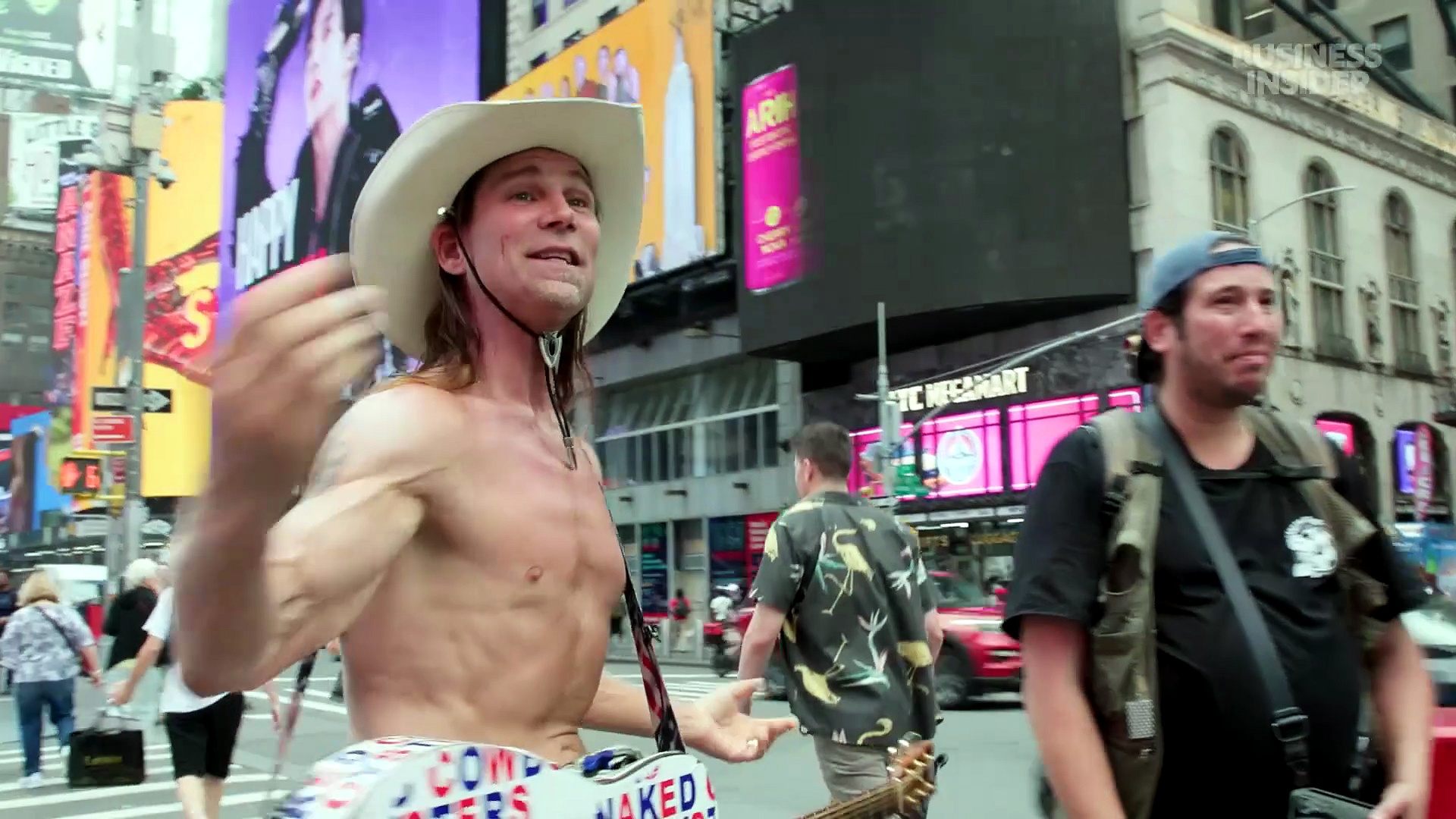 NYC's famous naked cowboy breaks down how much he actually makes