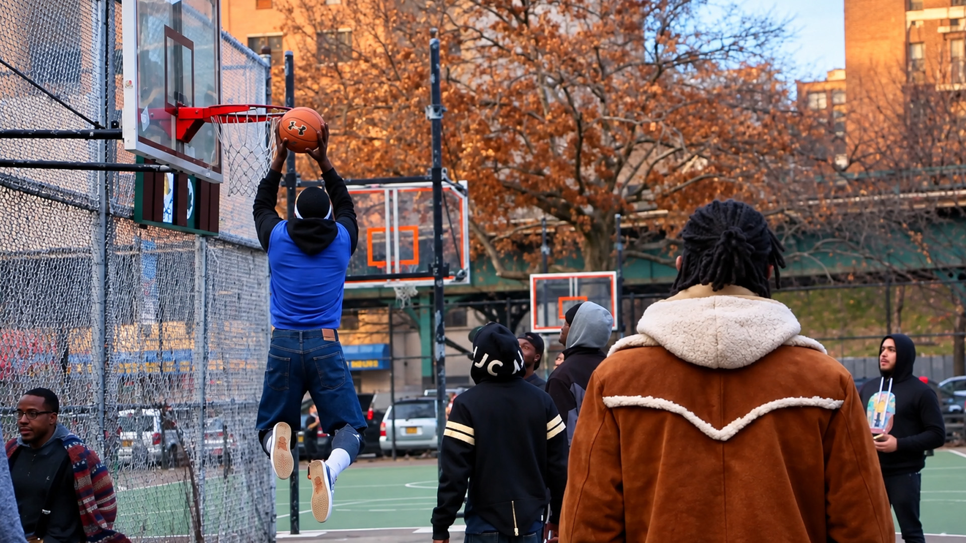 Nerds shock the streetball court with serious basketball skills