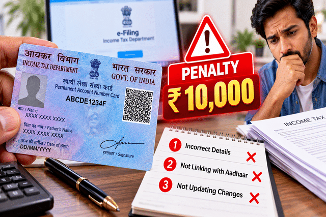 PAN card rules 2026: Avoid these 3 mistakes or face a penalty of up to ...