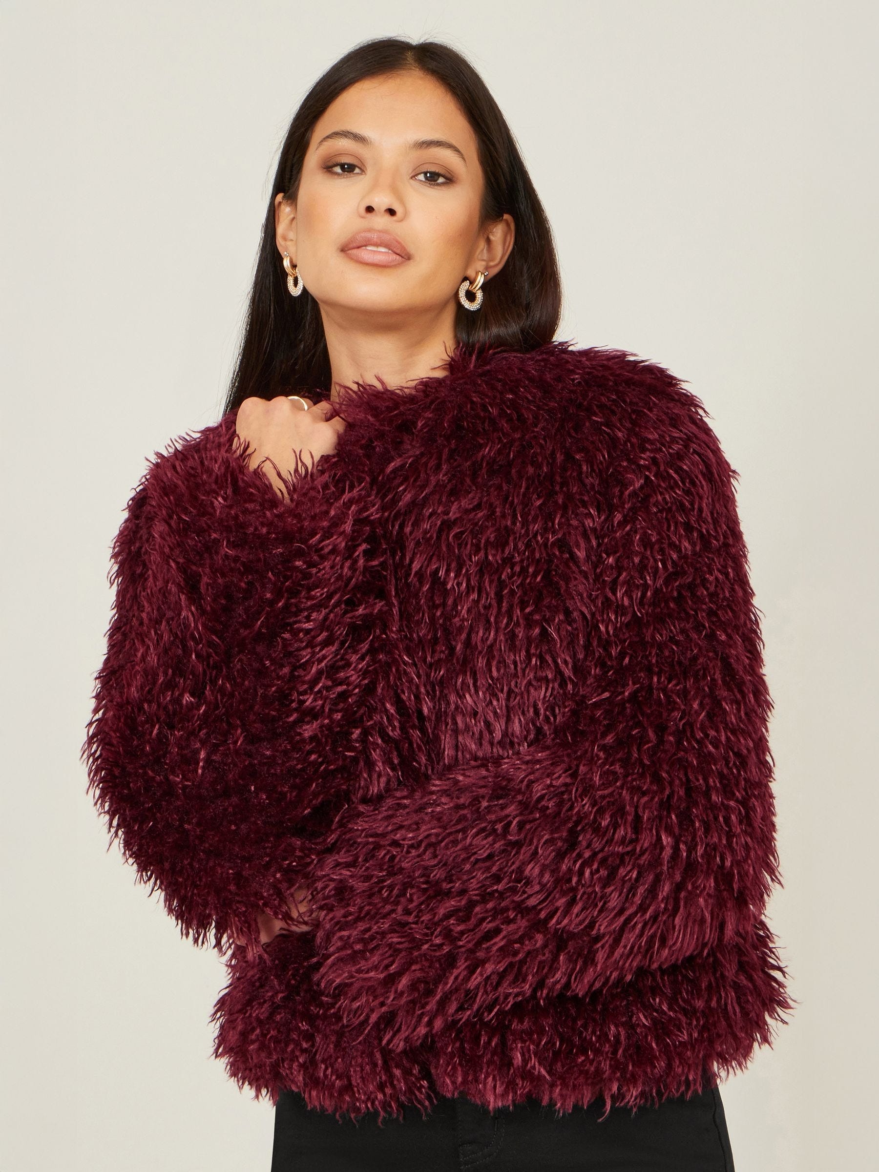Claudia Winkleman’s Traitors faux fur jacket is winter’s cosiest layer ...