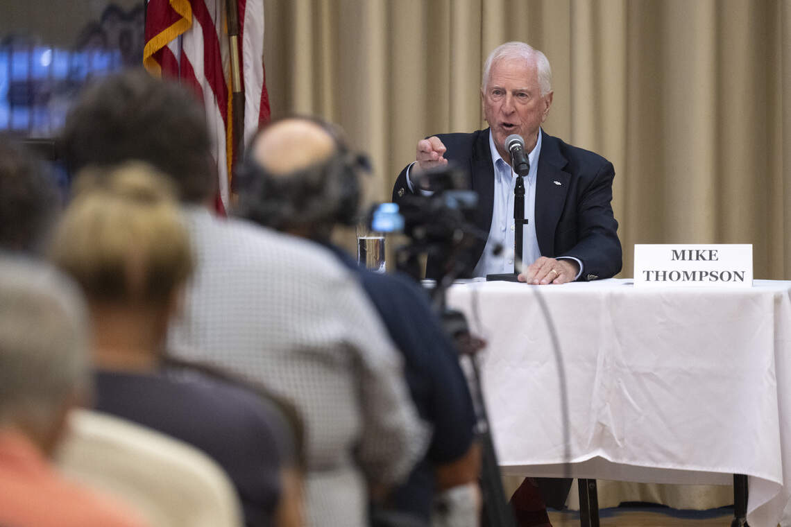 Jones, Thompson spar over Social Security, political money in last ...