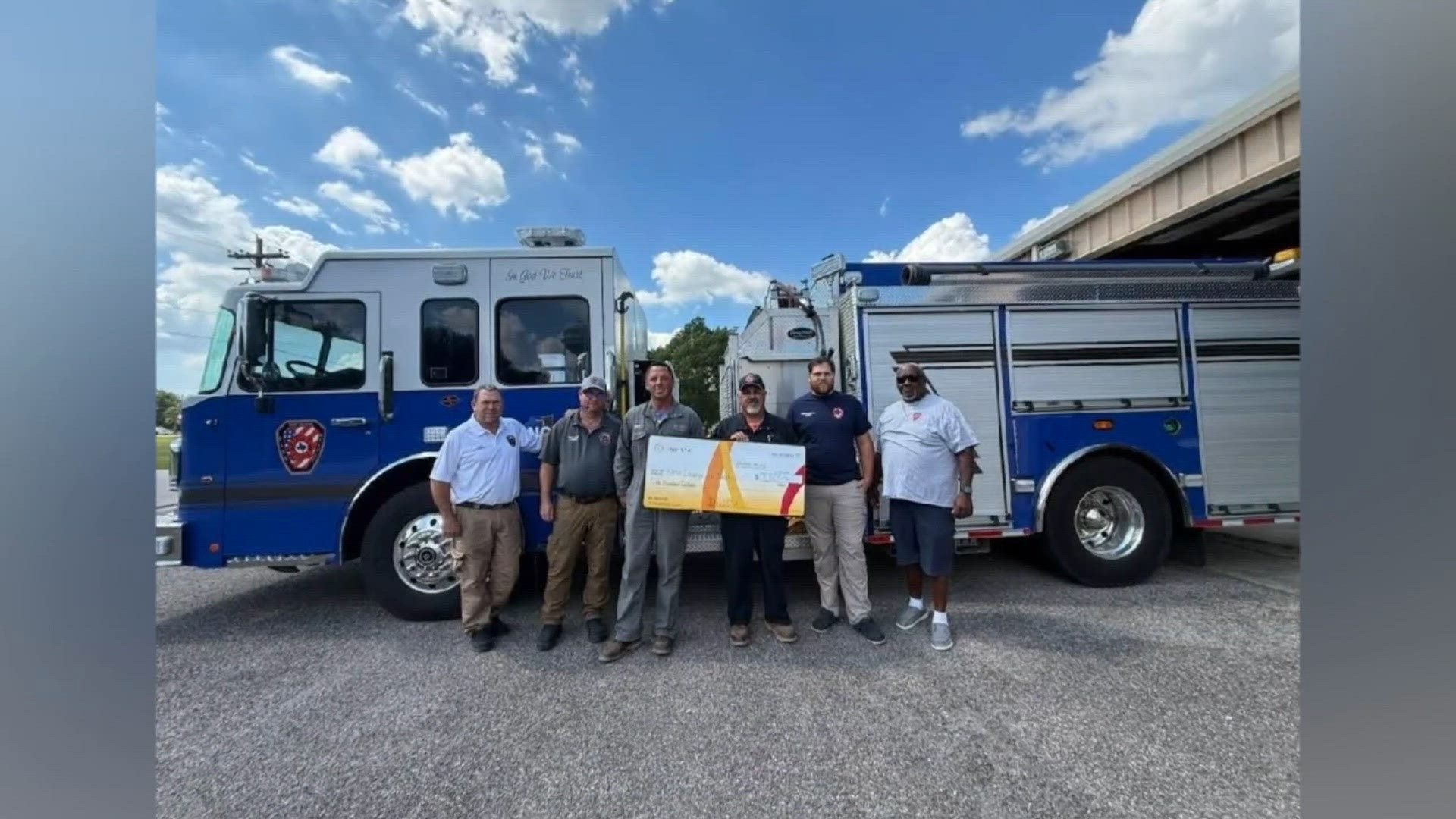 Invista Orange donates $5K to West Orange Fire Department