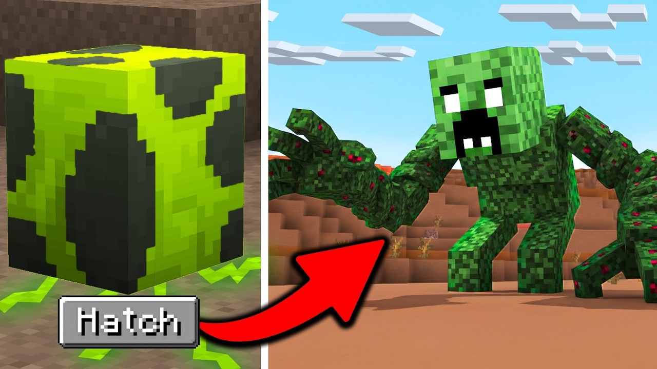 How to play as a creeper in Minecraft