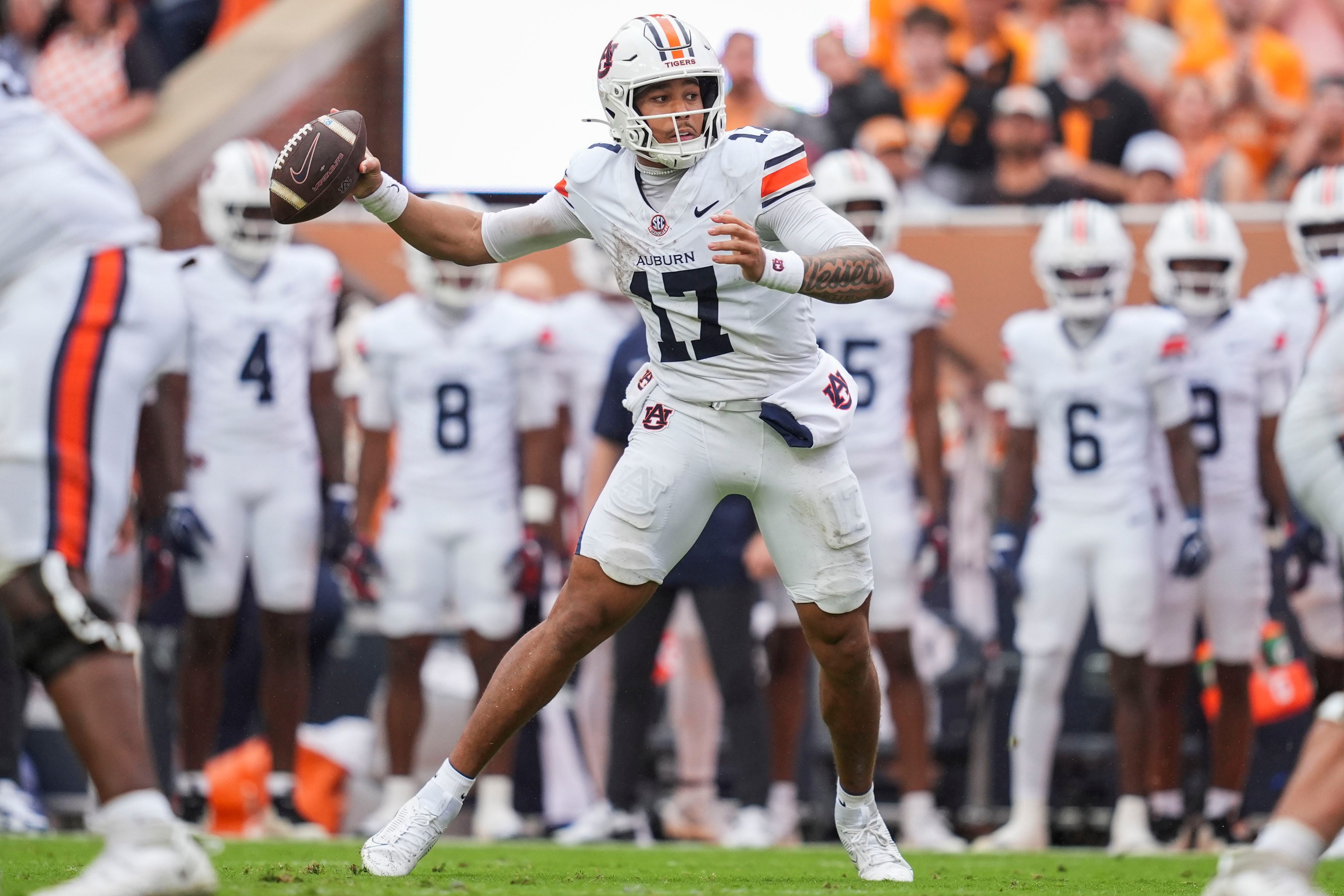 By the numbers: Auburn QB Byrum Brown's passing stats through five games