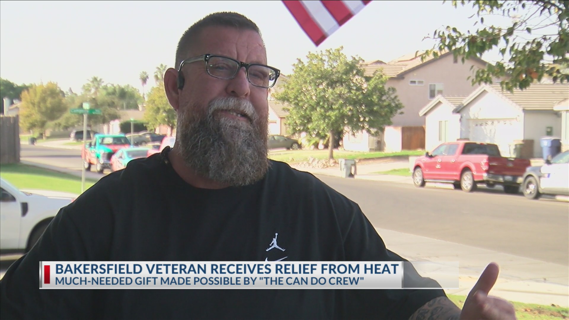 Bakersfield veteran receives relief from heat