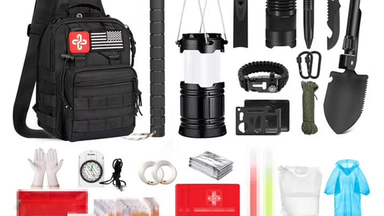 Walmart sells a $45 tactical survival kit with over a dozen essential ...