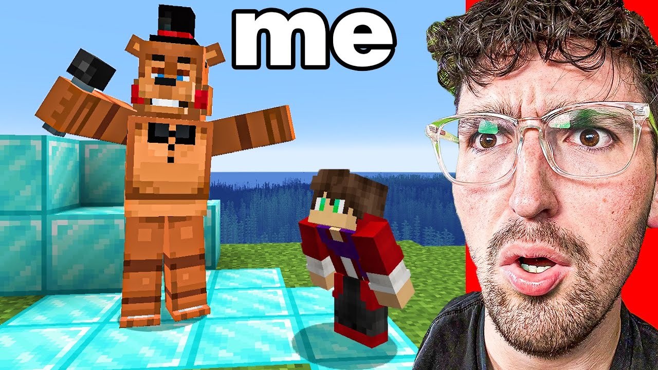 Trolling as a friendly FNAF animatronic in Minecraft