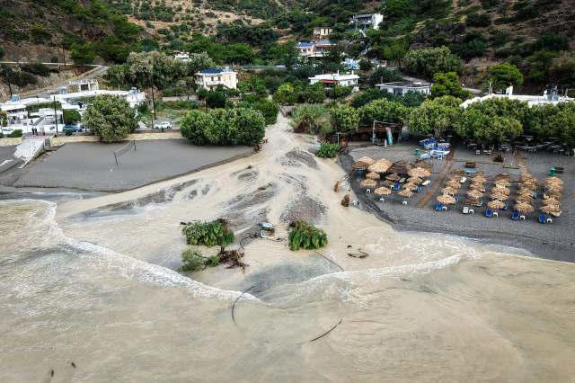 In Greece, floodwaters rip through Crete, collapse part of a bridge ...