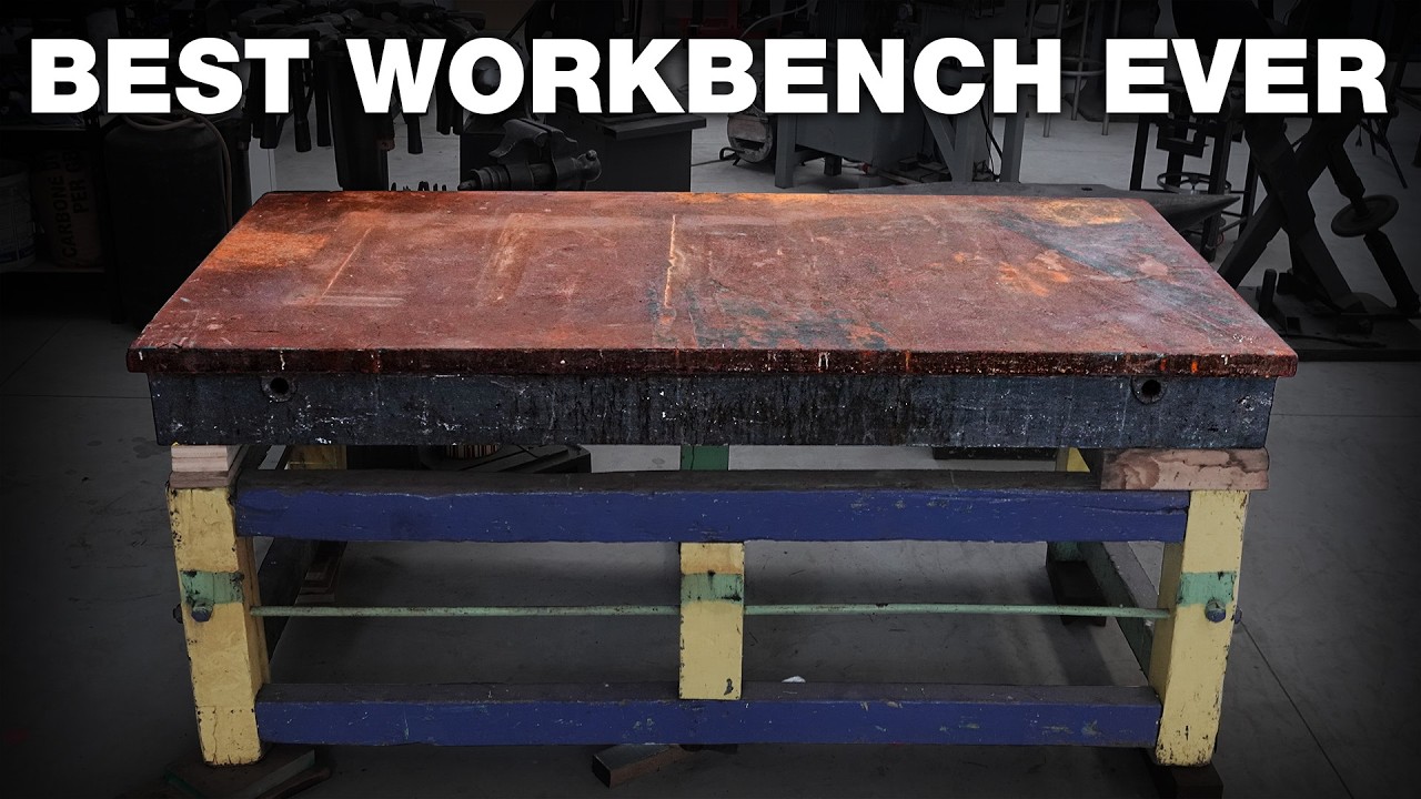 I restored a 1200kg surface plate! 😱