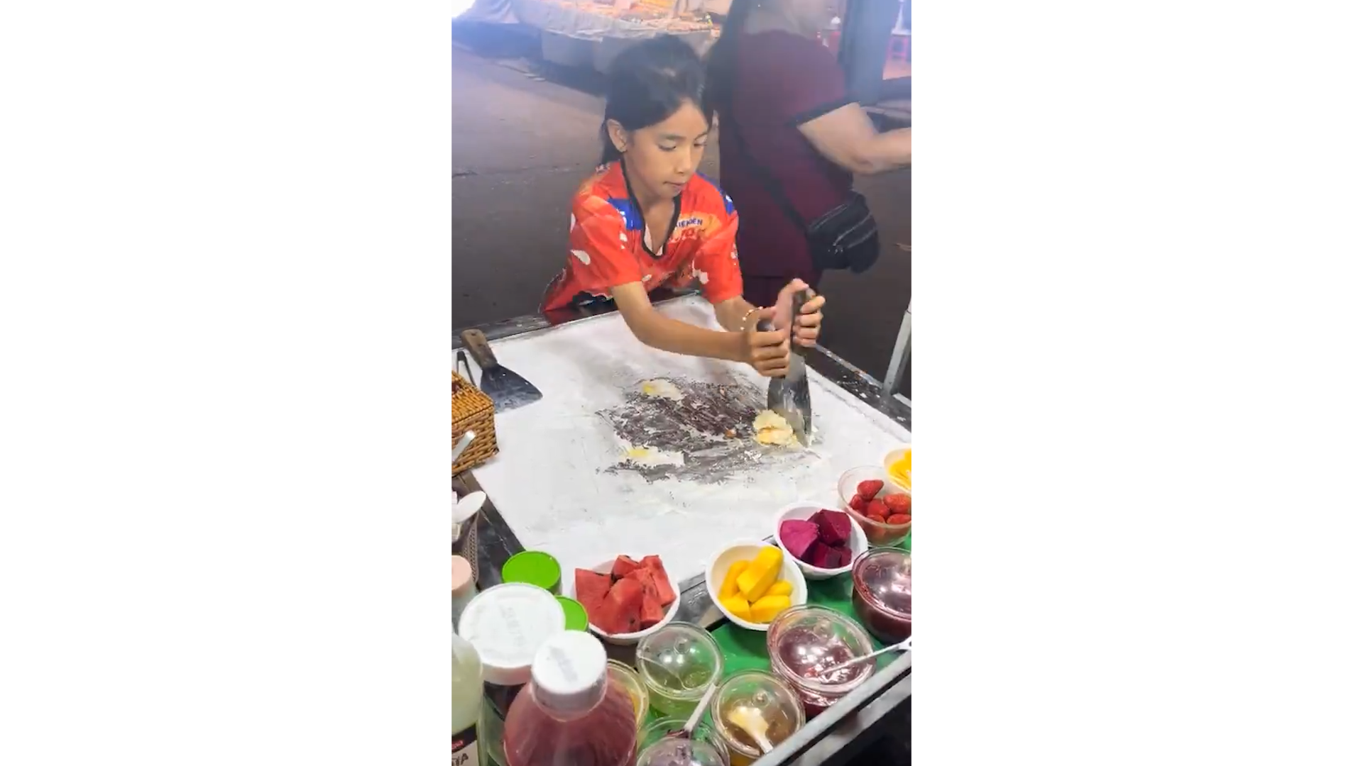 11-year-old girl shows off impressive ice cream-making skills on the ...