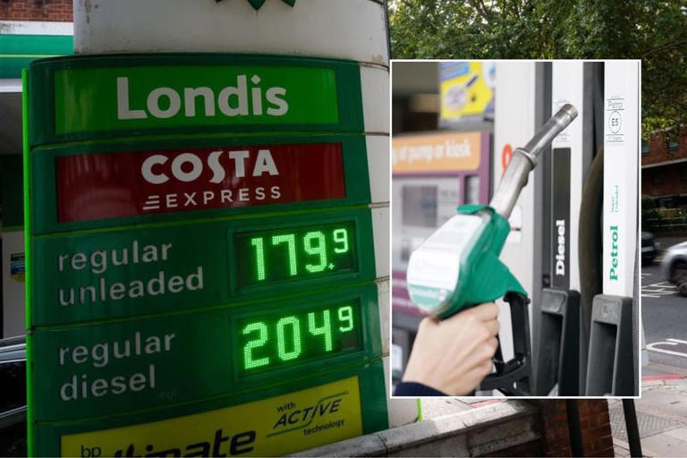 Petrol and diesel drivers face huge fuel costs as 'postcode lottery ...